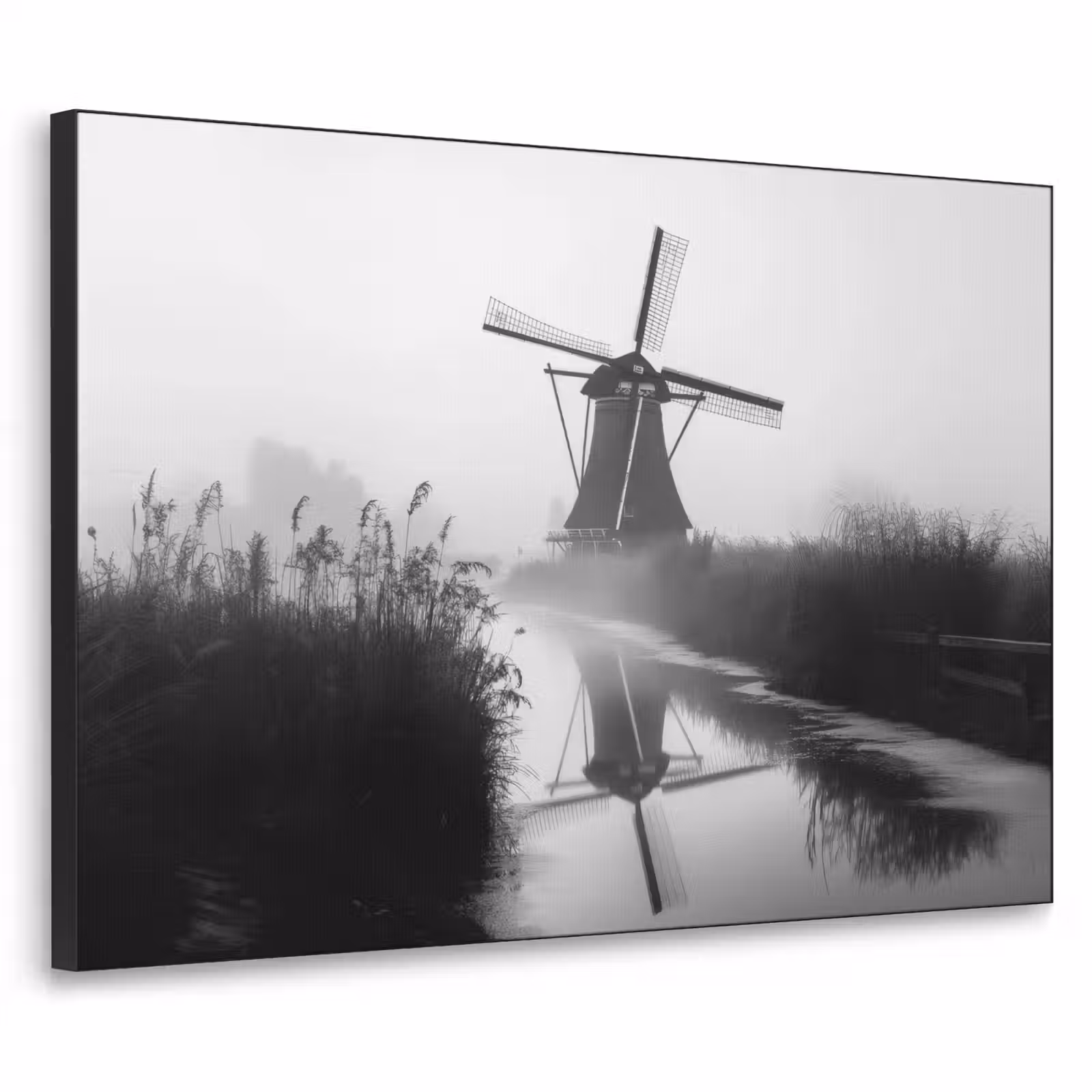 Art Frame - Molen - Weerspiegeling - Landschap - Water — 1