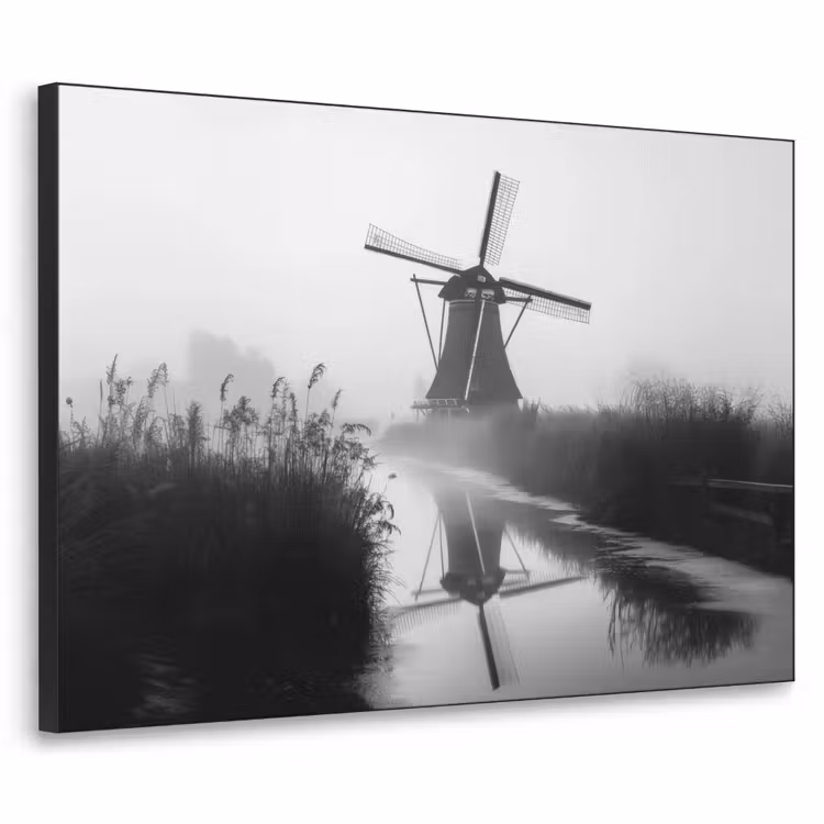 Art Frame - Molen - Weerspiegeling - Landschap - Water — 1