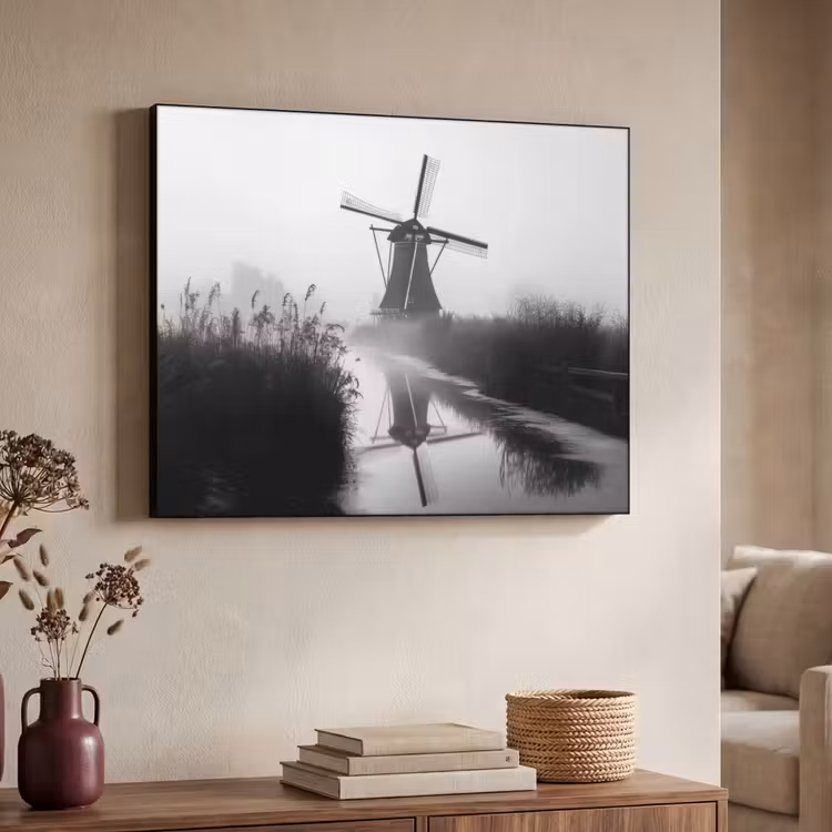 Art Frame - Molen - Weerspiegeling - Landschap - Water — 7