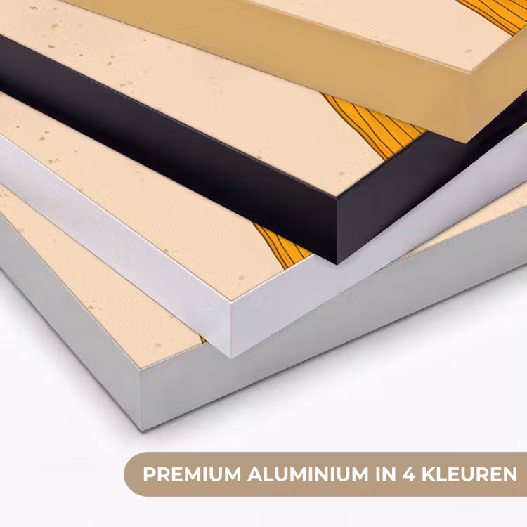 Art Frame - Illustratie - Mokken - Proosten - Bruin — 2