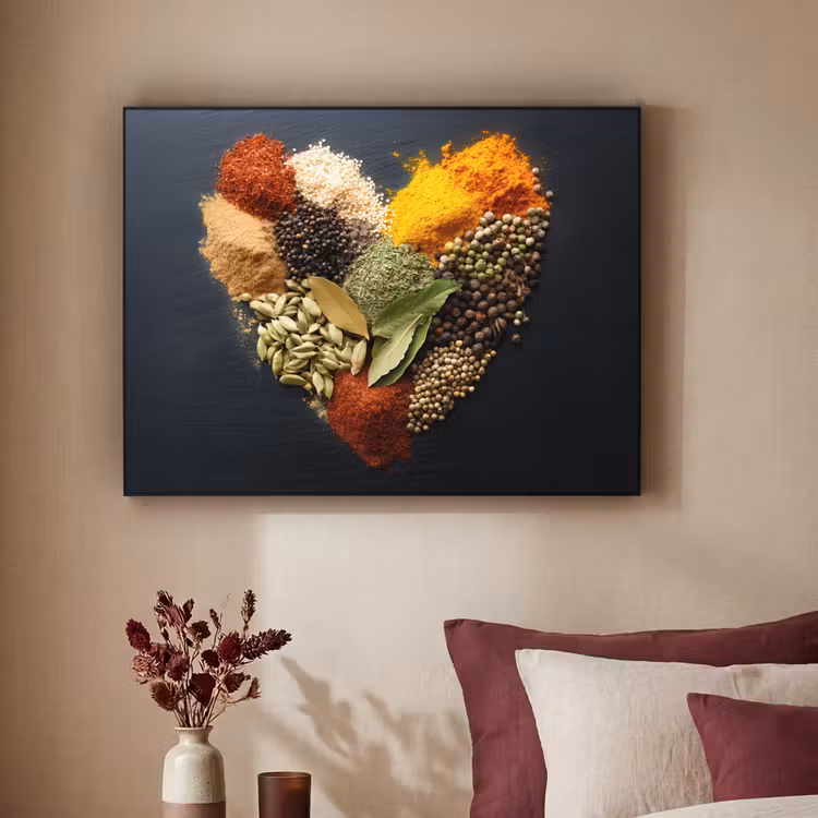 Art Frame - Specerijen - Mix - Hartvorm - Zwart — 3