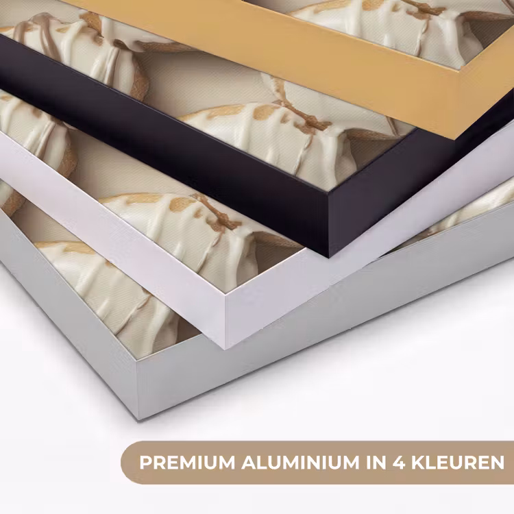Art Frame - Donuts - Chocolade - Wit - Beige — 2