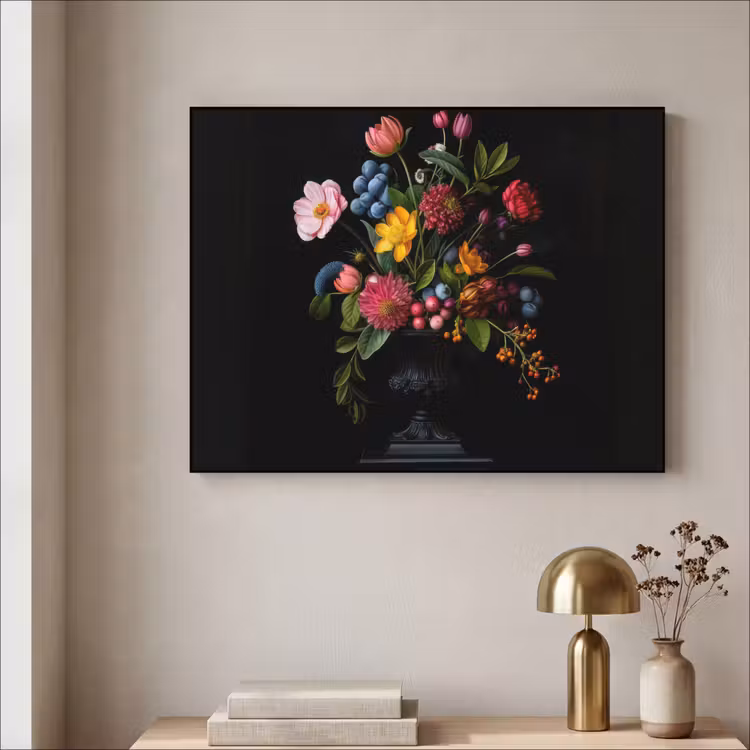 Art Frame - Bloemen - Vrolijk - Vaas — 5