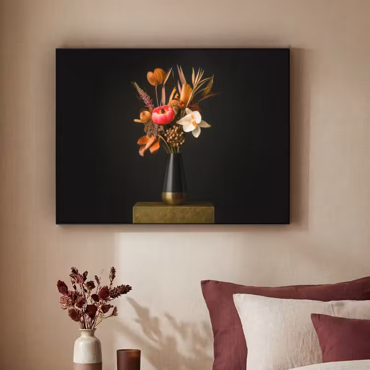 Art Frame - Boeket - Oranje - Gouden - vaas — 3