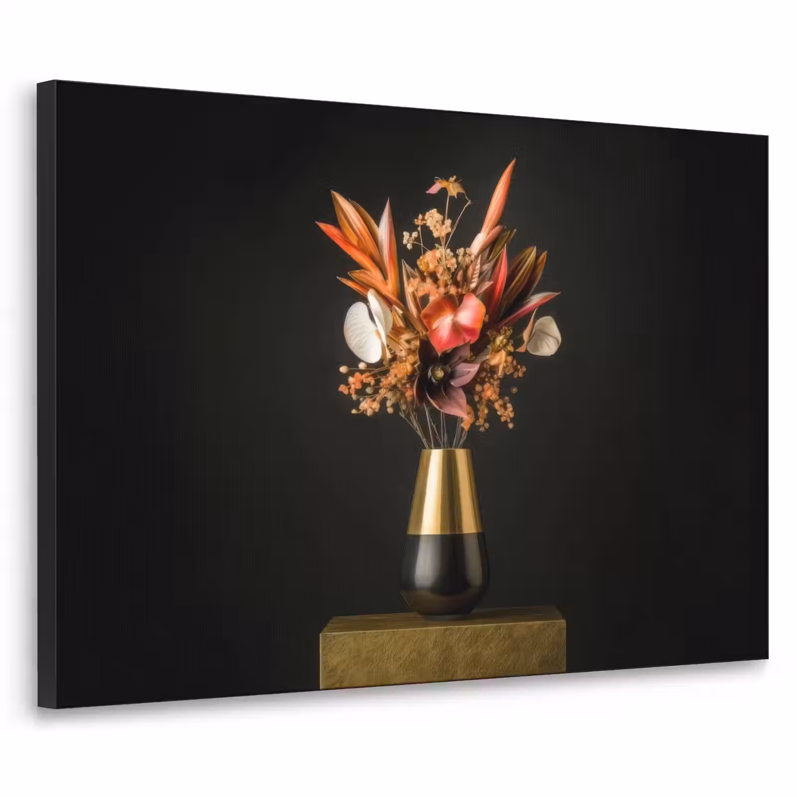 Art Frame - Exotisch - Boeket - Vaas - Goud — 1
