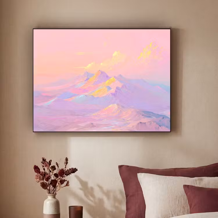 Art Frame - Bergtoppen - Wolken - Dromerig — 3