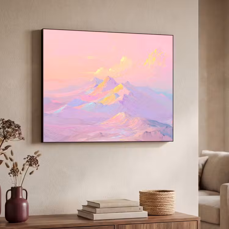Art Frame - Bergtoppen - Wolken - Dromerig — 7