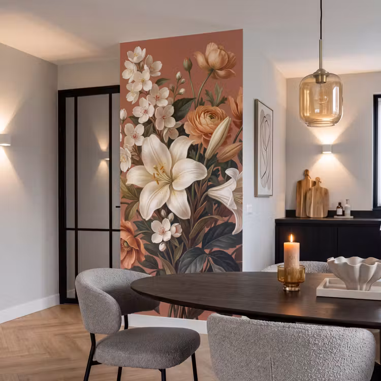 Behang - Boeket - Retro - Kleurrijk — 5