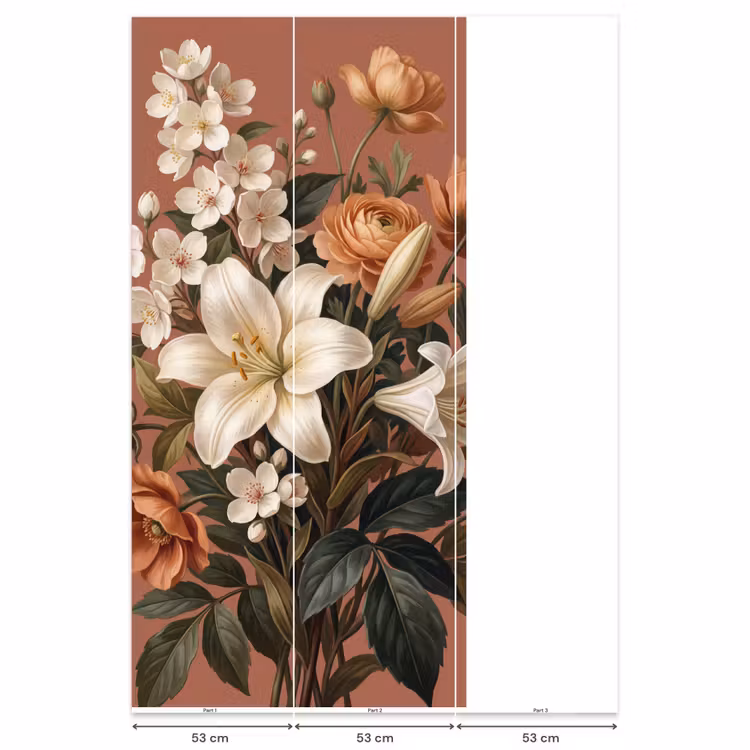 Behang - Boeket - Retro - Kleurrijk — 6