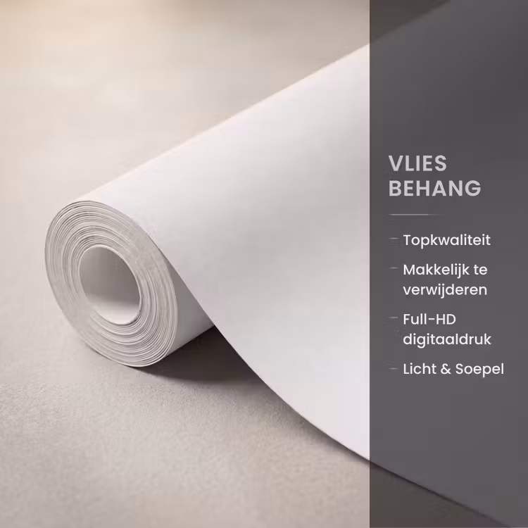 Behang - Vlinder - Bloem -Natuur - Beige — 3