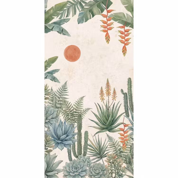 Behang - Woestijn - Planten - Groen — 2