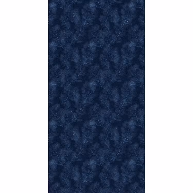 Behang - Koraal - Takken - Patroon - Nachtblauw — 2