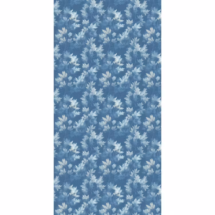 Behang - Varen - Botanisch - Patroon - Grijsblauw — 2