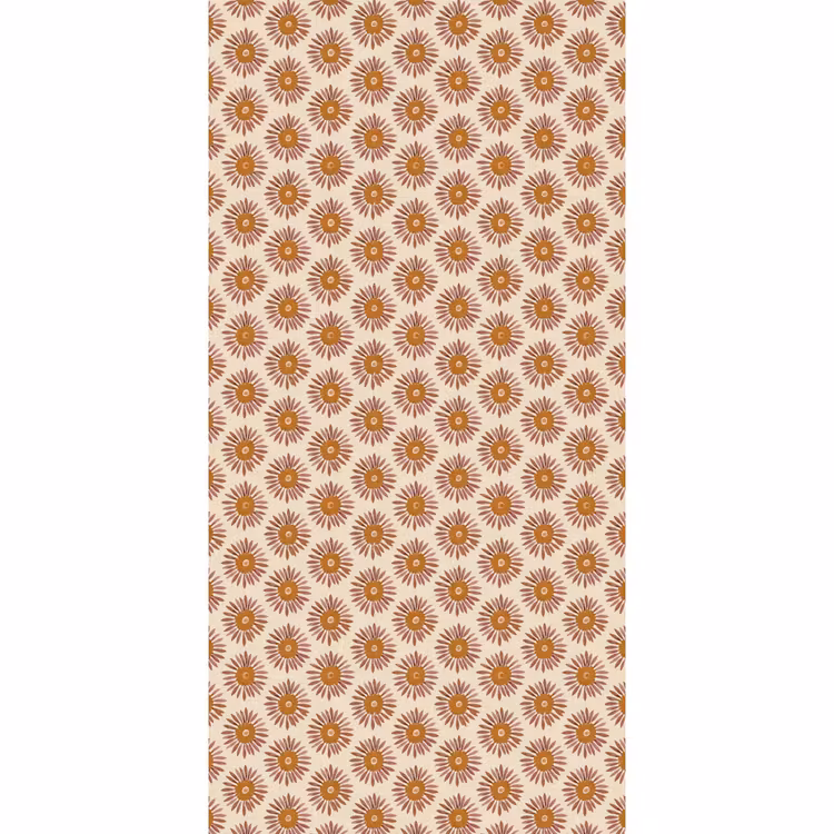 Behang - Patroon - Retro - Bruin — 2