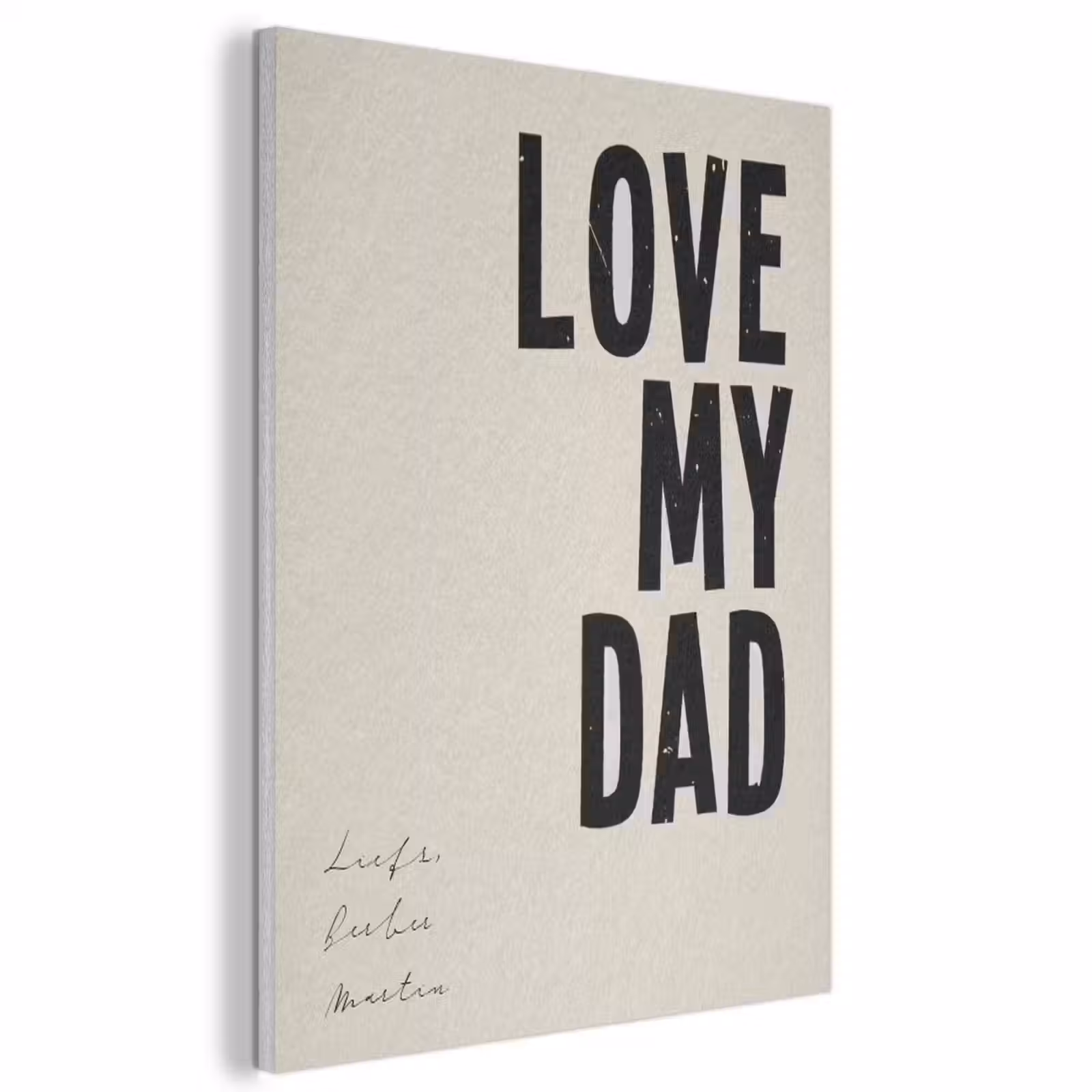 Akoestisch schilderij - Love My Dad — 1
