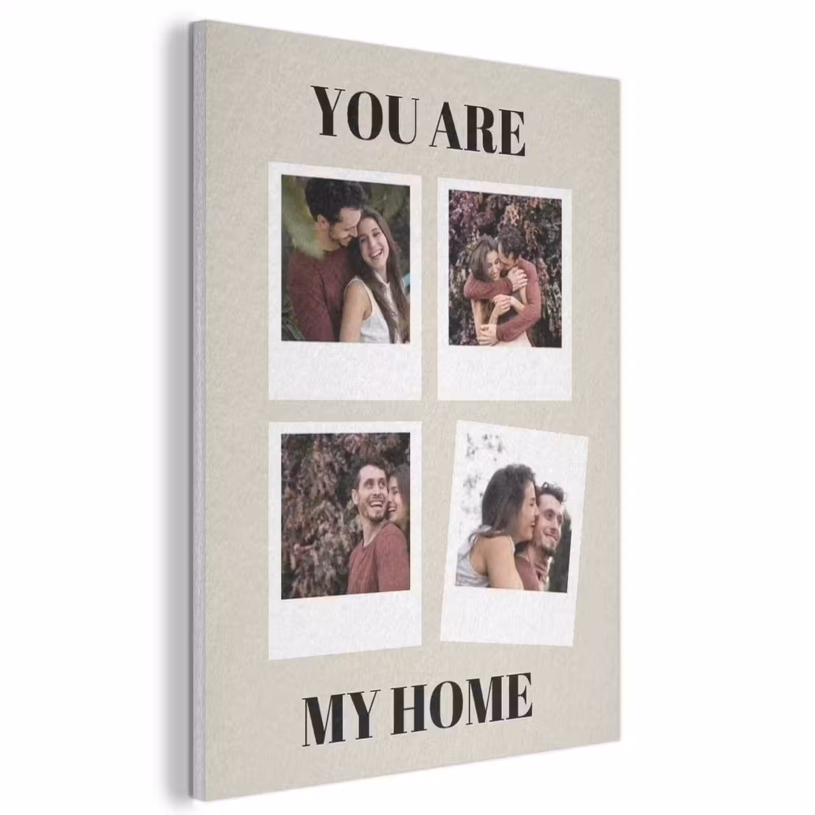 Akoestisch schilderij - You Are My Home - Collage — 1