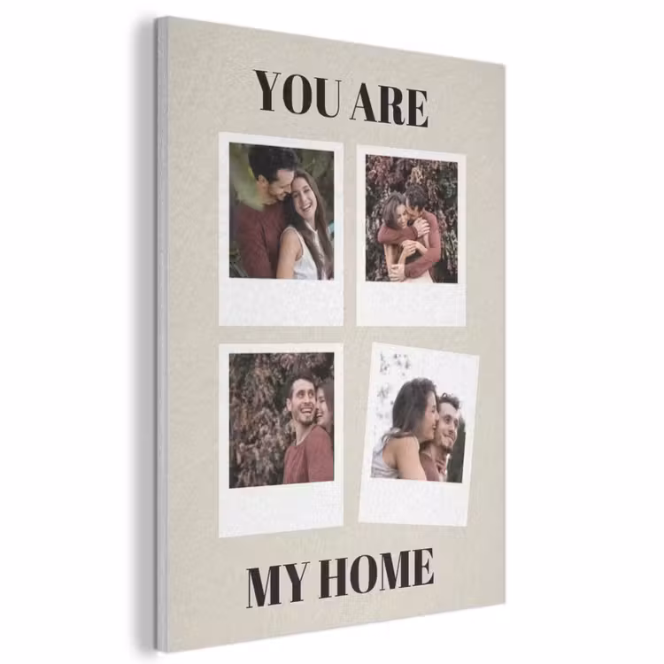 Akoestisch schilderij - You Are My Home - Collage — 1
