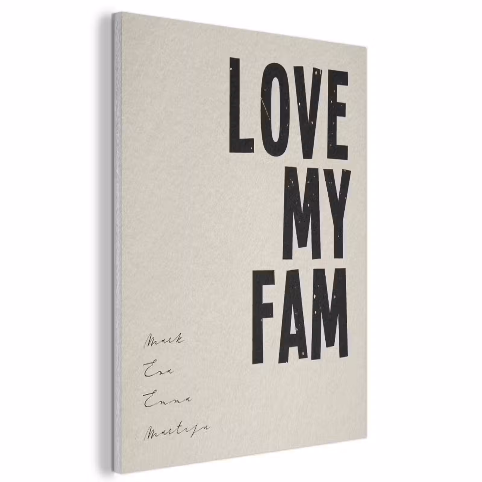 Akoestisch schilderij - Love My Fam — 1