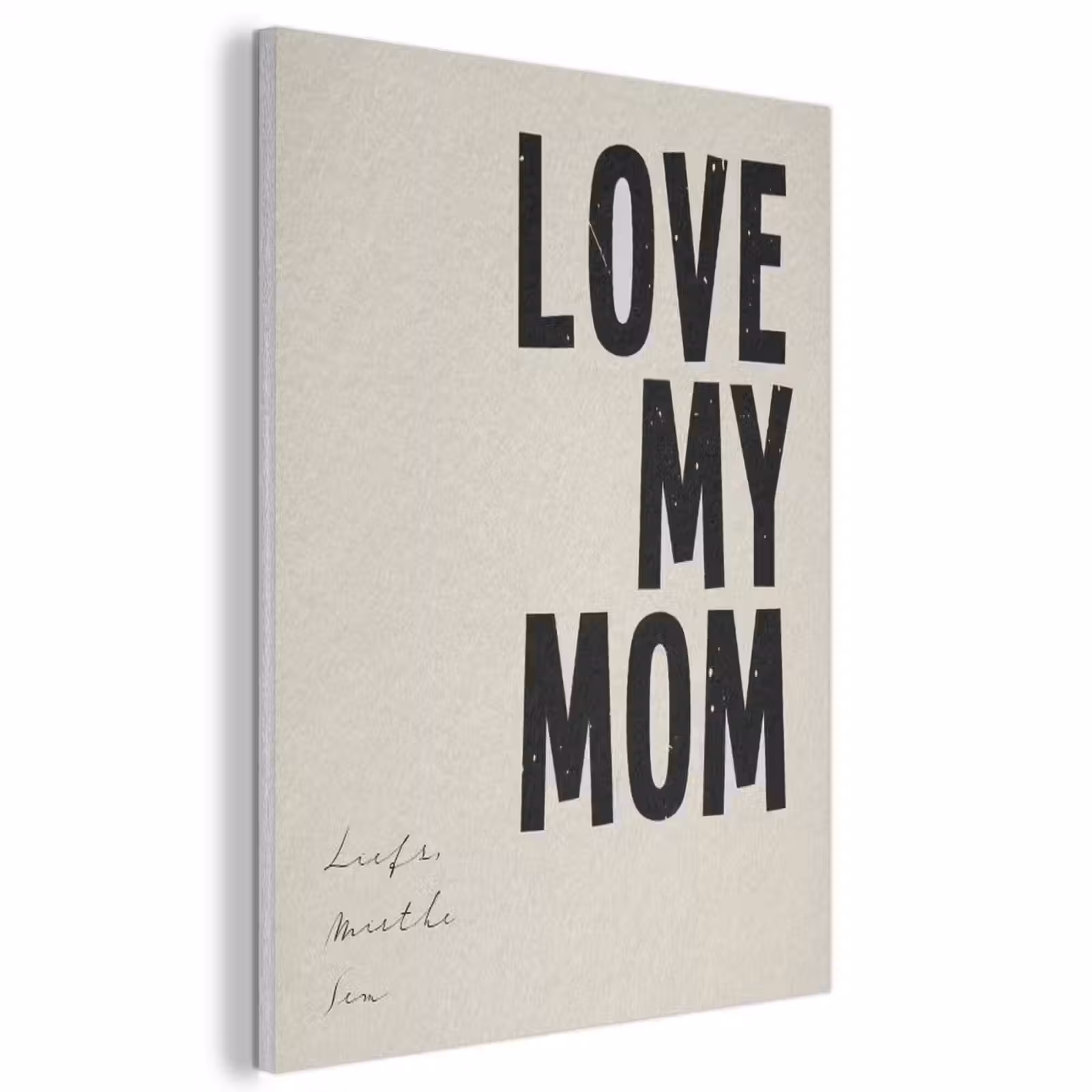 Akoestisch schilderij - Love My Mom — 1