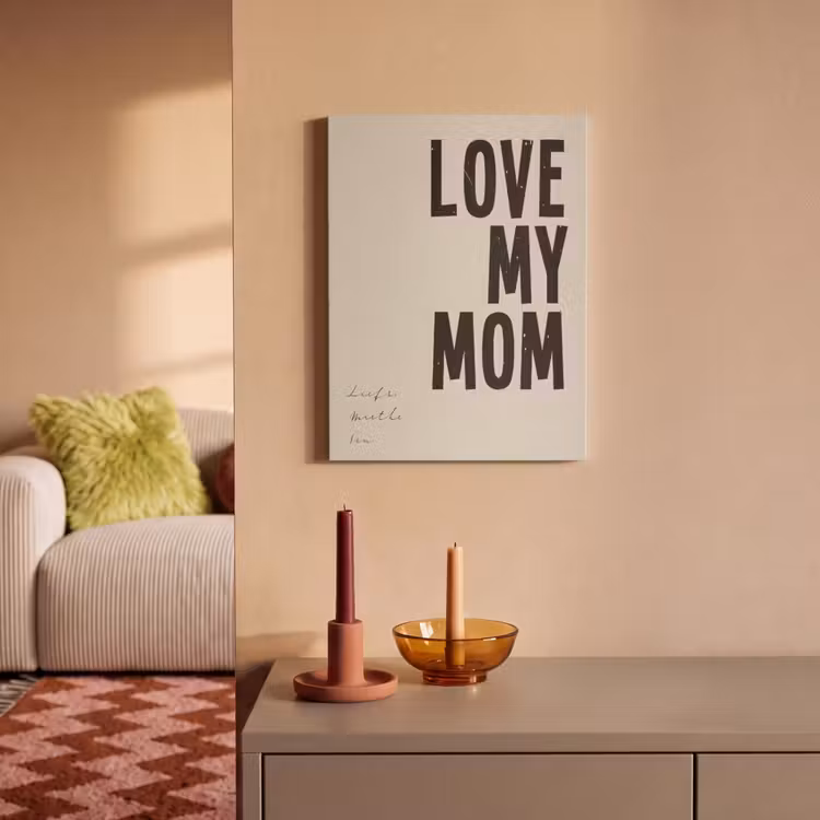 Akoestisch schilderij - Love My Mom — 2