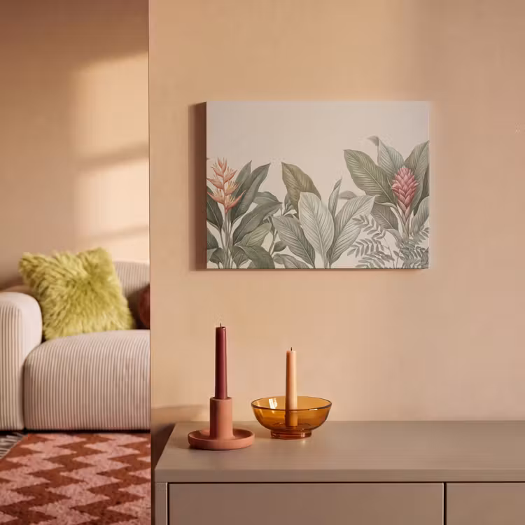 Akoestisch schilderij - Tropisch - Planten - Modern - Groen — 2