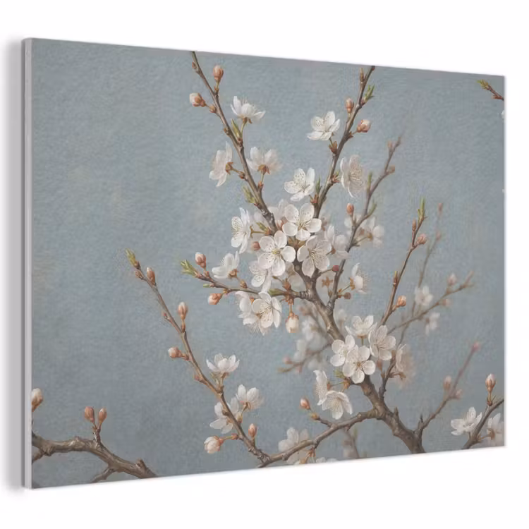 Akoestisch schilderij - Botanisch - Stilleven - Blauw