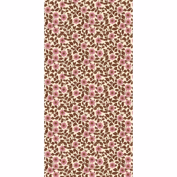 Behang - Bloemen - Bladeren - Kleurrijk — 2