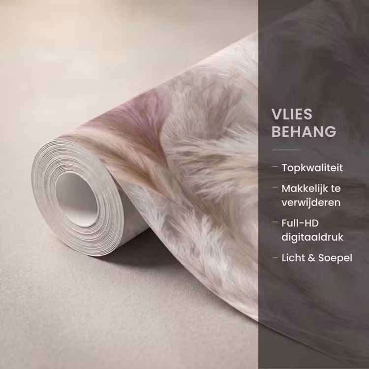 Behang - Pampasgras Beige — 3