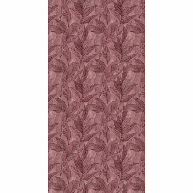 Behang - Bladeren - Patroon - Paars — 2