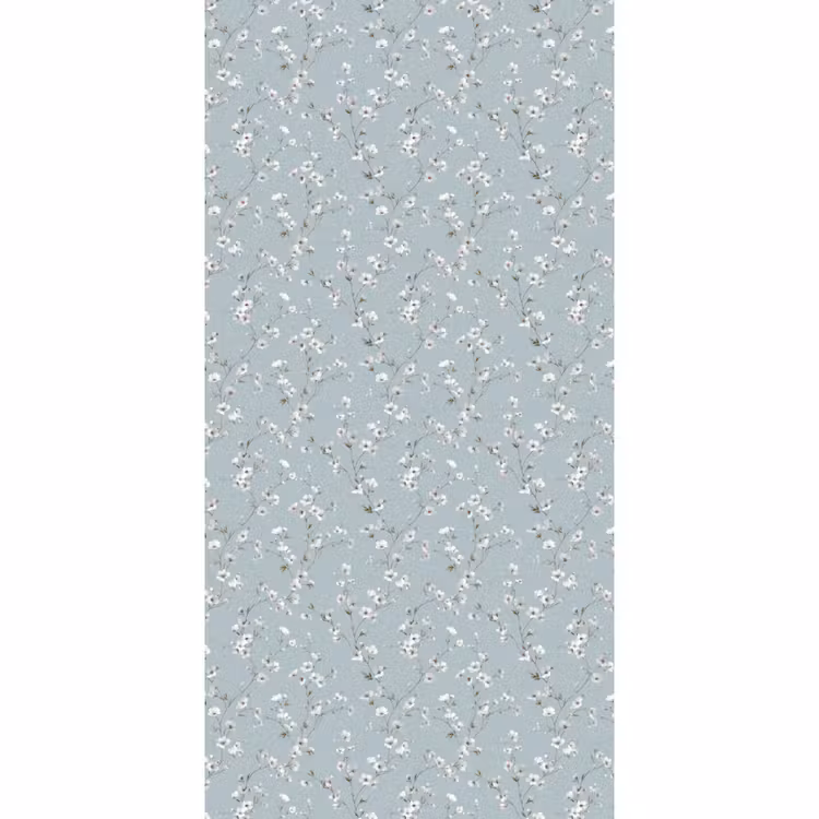 Behang - Klassiek - Bloemen - Blauw — 2