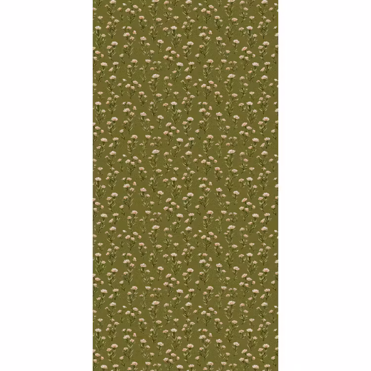 Behang - Landelijk - Bloemen - Groen — 2