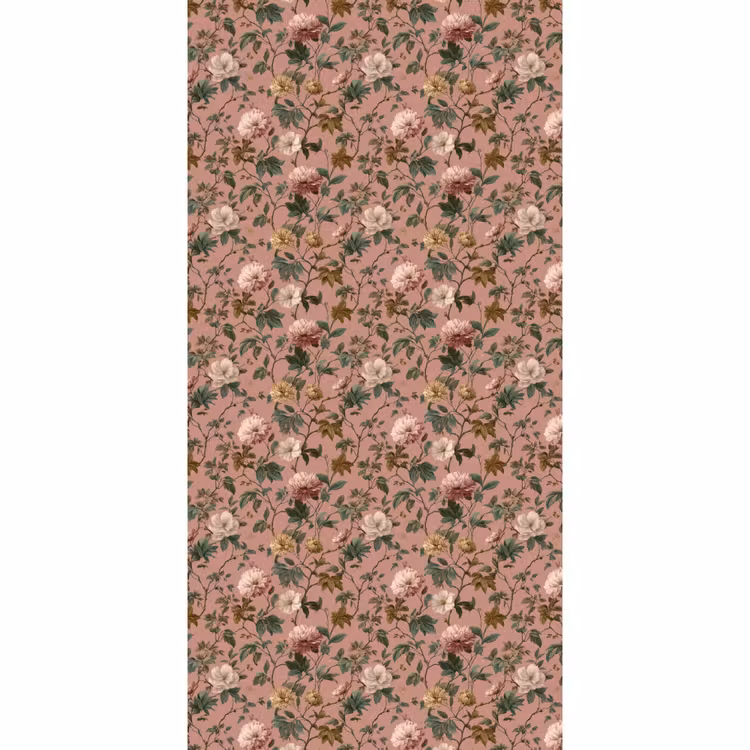 Behang - Bloemen - Klassiek - Roze — 2