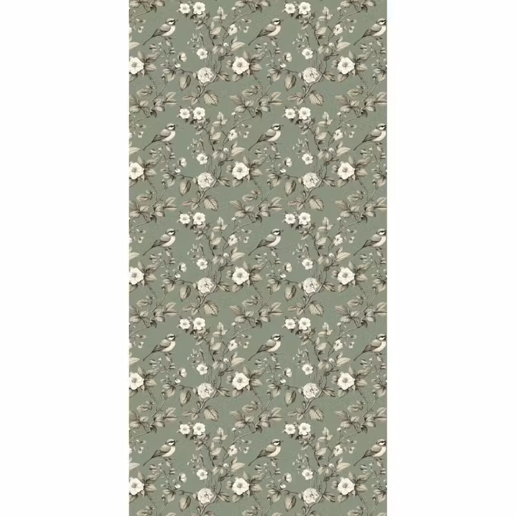 Behang - Botanisch - Vogels - Groen — 2