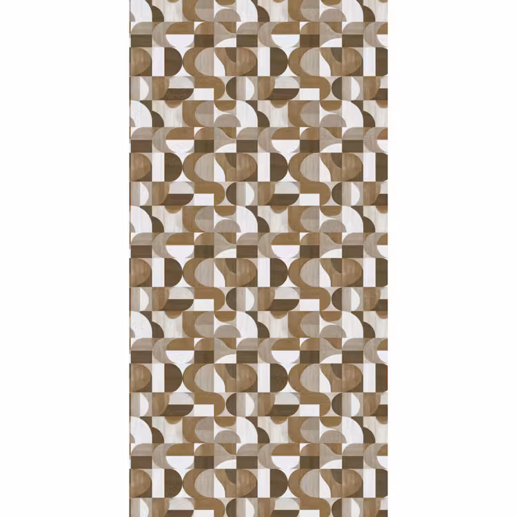 Behang - Abstract - Retro - Bruin — 2