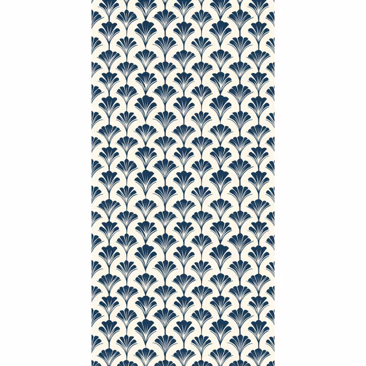 Behang - Klassiek - Motief - Blauw — 2