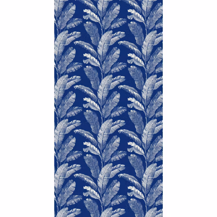 Behang - Blad - Palm - Blauw — 2
