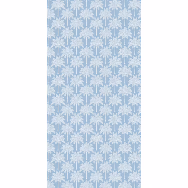 Behang - Palmboom - Modern - Blauw — 2