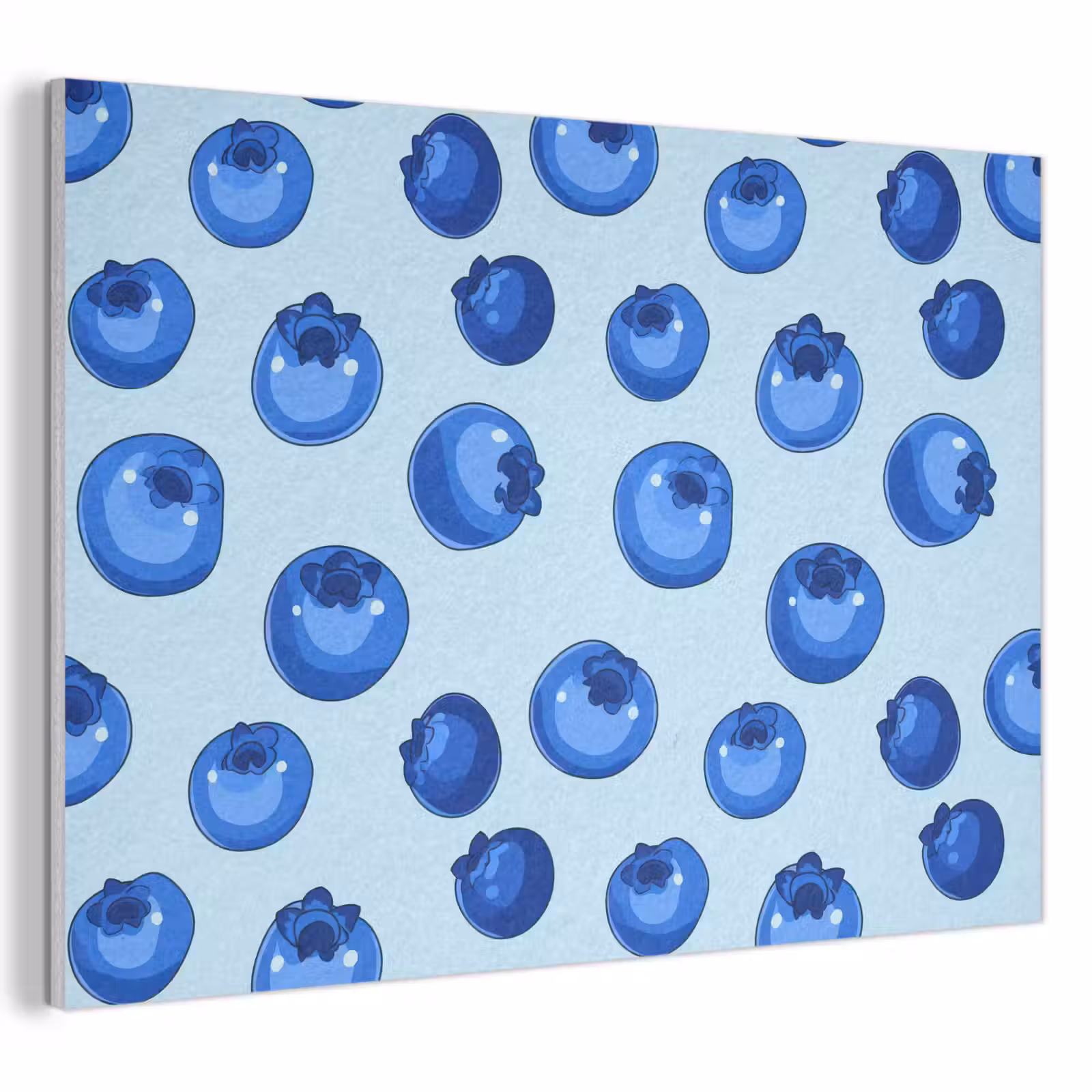 Akoestisch schilderij - Bessen - Modern - Blauw — 1