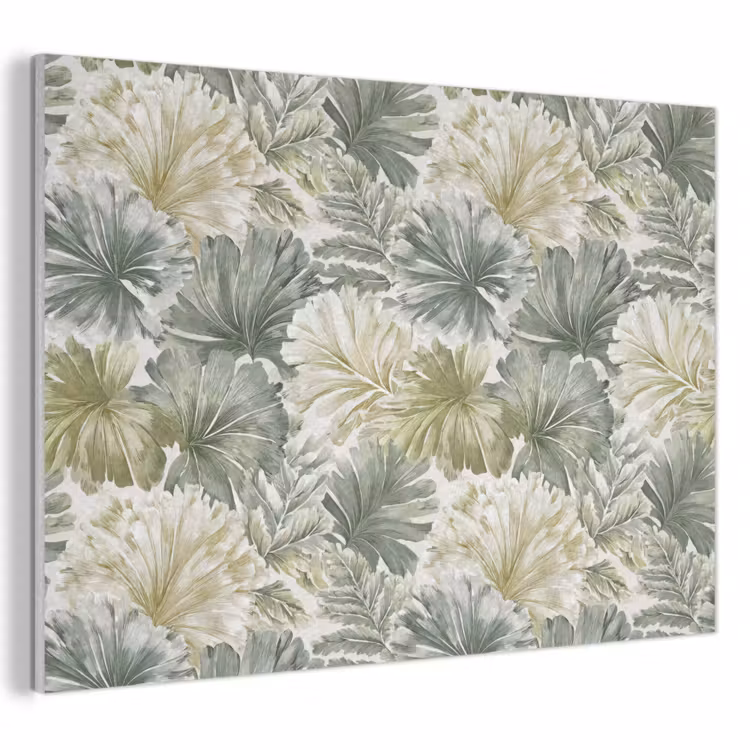 Akoestisch schilderij - Bladeren - Botanisch - Groen