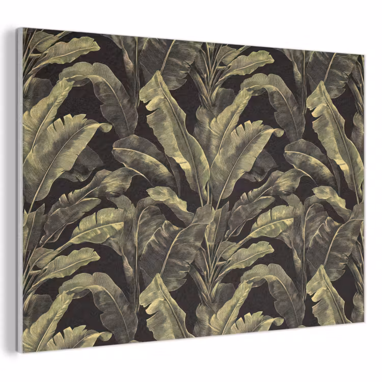 Akoestisch schilderij - Botanisch - Bladeren - Groen