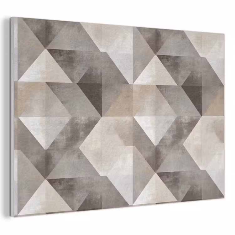 Akoestisch schilderij - Geometrisch - Motief - Aardetinten