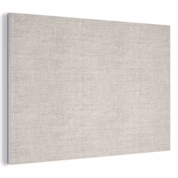 Akoestisch schilderij - Linnen - Textuur - Beige