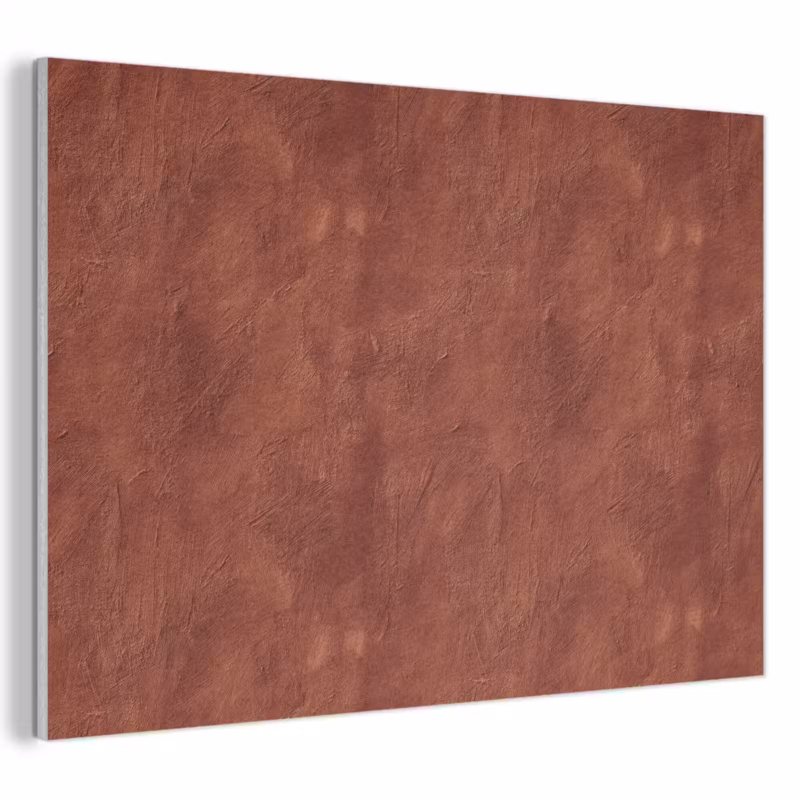 Akoestisch schilderij - Stucwerk - Textuur - Terracotta — 1