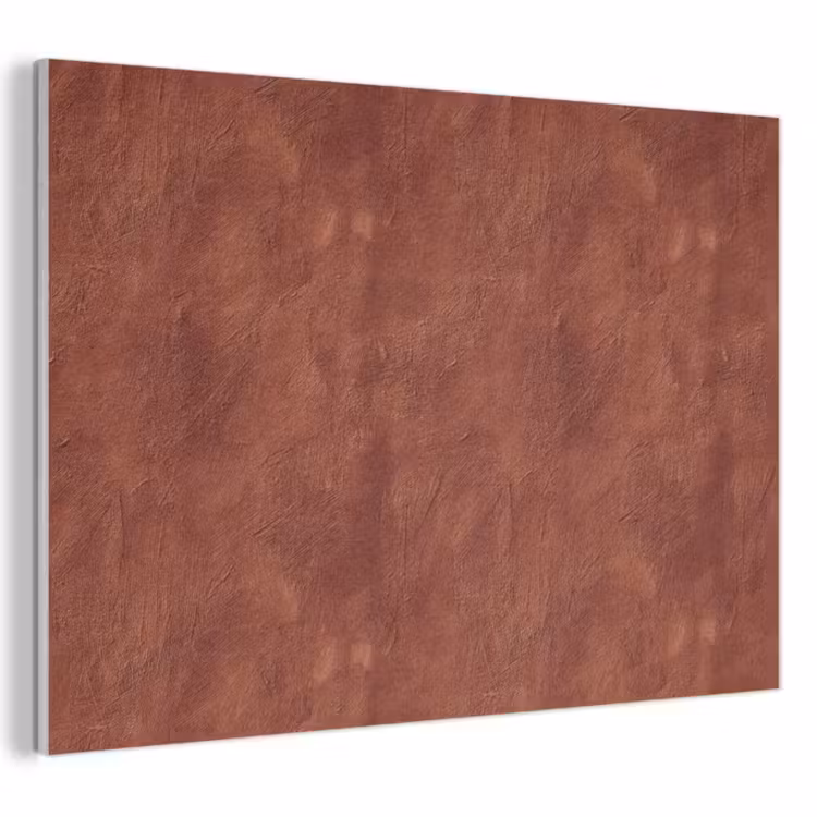 Akoestisch schilderij - Stucwerk - Textuur - Terracotta — 1
