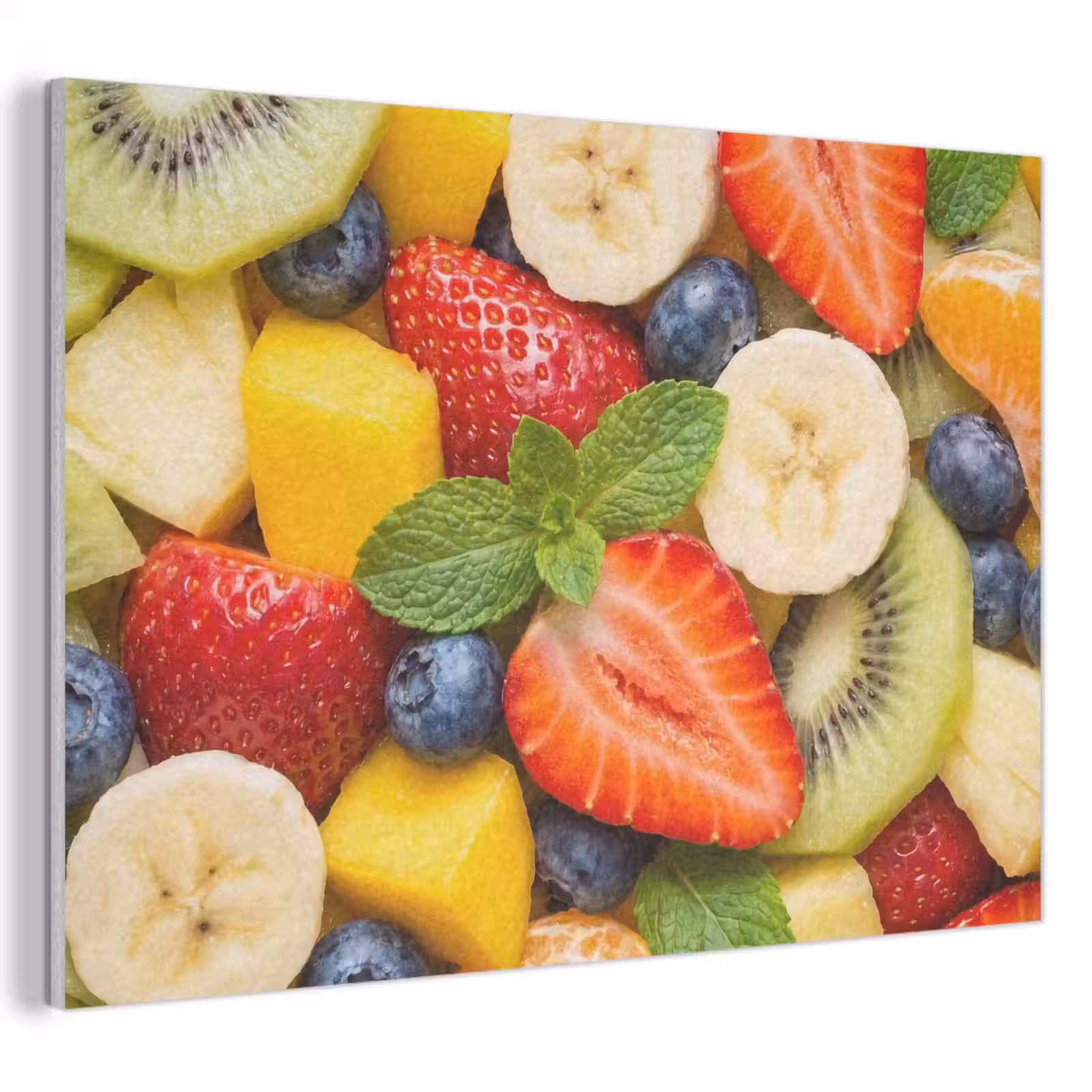Akoestisch schilderij - Fruit - Plakjes - Eten - Kleurrijk — 1