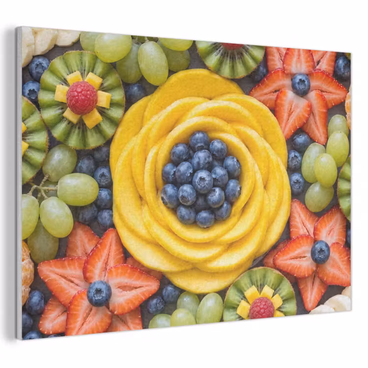 Akoestisch schilderij - Fruit - Arrangement - Gezond - Kleurrijk - Eten — 1
