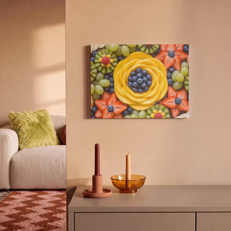 Akoestisch schilderij - Fruit - Arrangement - Gezond - Kleurrijk - Eten — 2