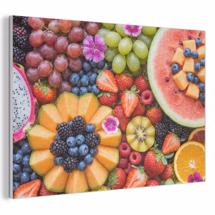 Akoestisch schilderij - Fruit - Vers - Variatie - Eten - Kleurrijk — 1