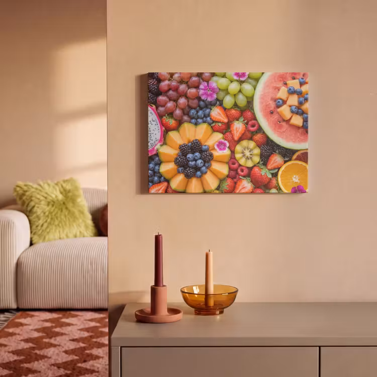 Akoestisch schilderij - Fruit - Vers - Variatie - Eten - Kleurrijk — 2