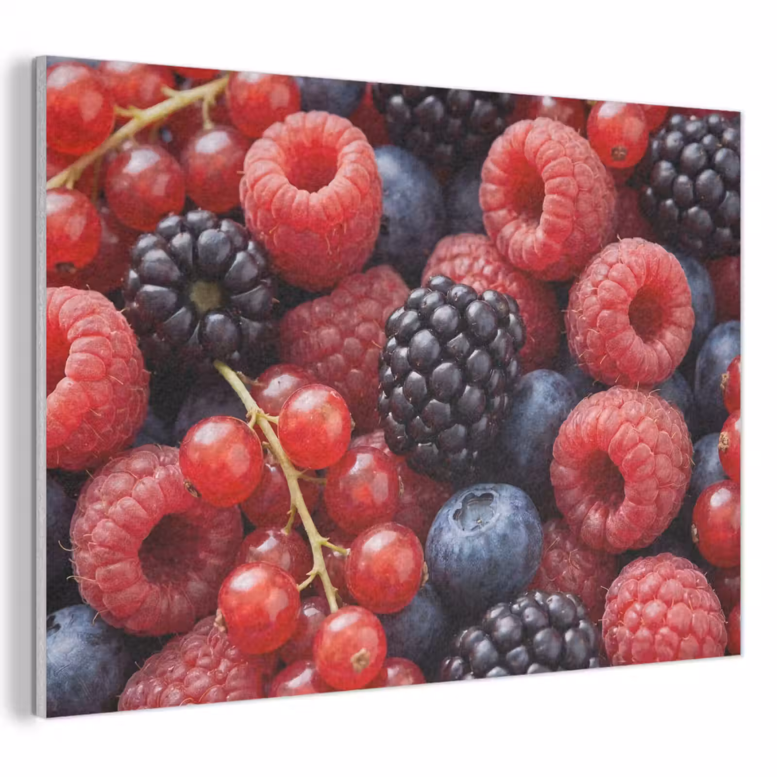 Akoestisch schilderij - Bessen - Mix - Vers - Eten - Kleurrijk — 1